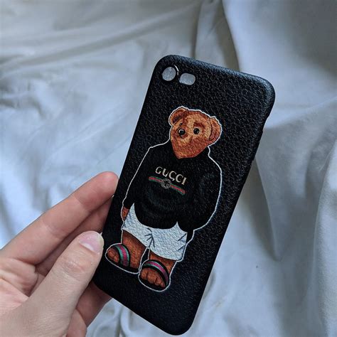 gucci bear iphone 8 case